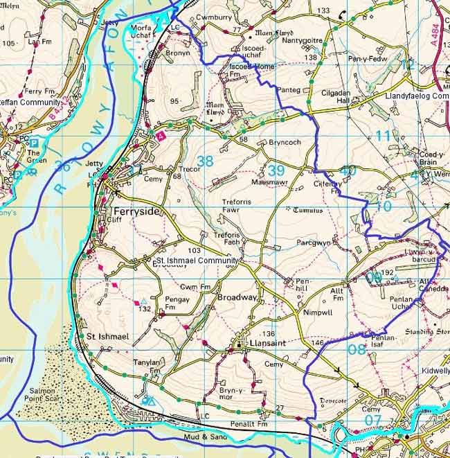 St Ishmaels Community Map